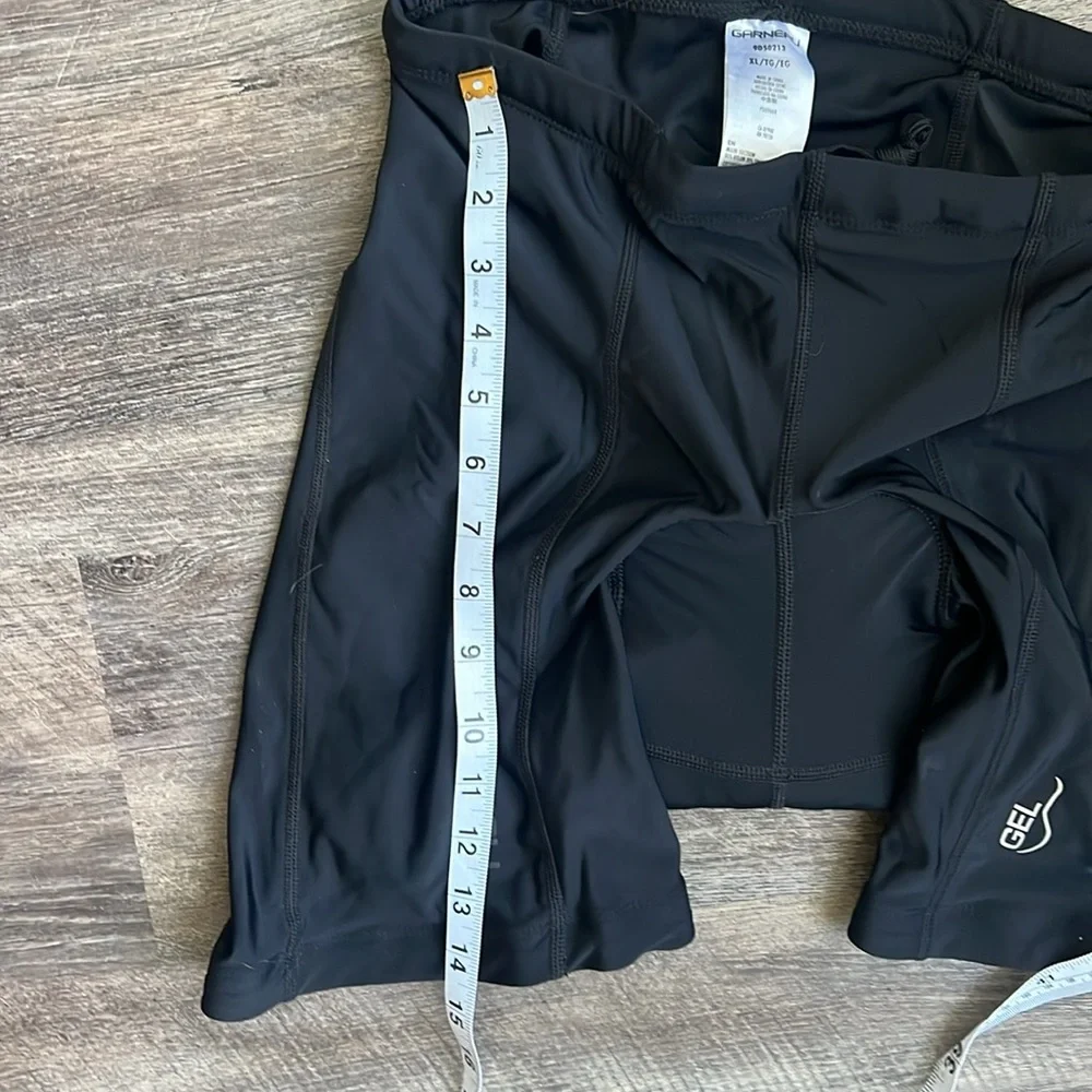 Garneau Gel Black Spandex Riding Cycling Shorts, size XL 🗝️